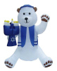 Airblown Bear with Menorah Hanukkah Inflatable